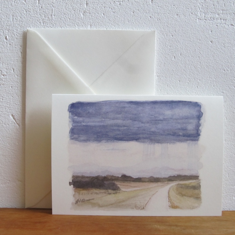 Weggabelung in Landschaft