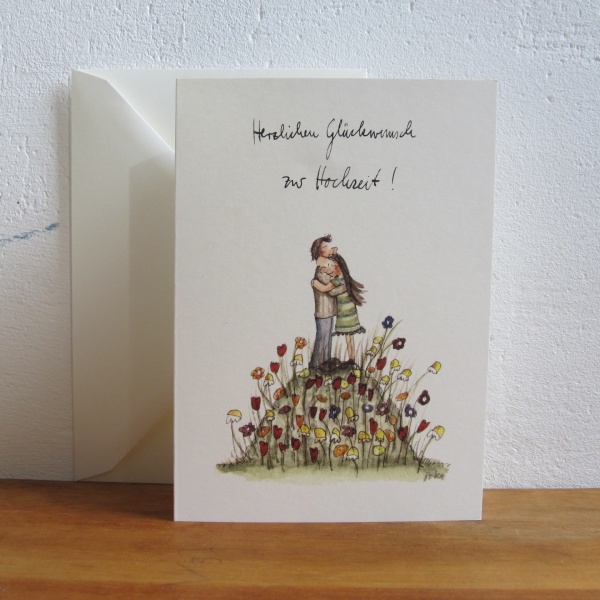 Hochzeitsumarmung