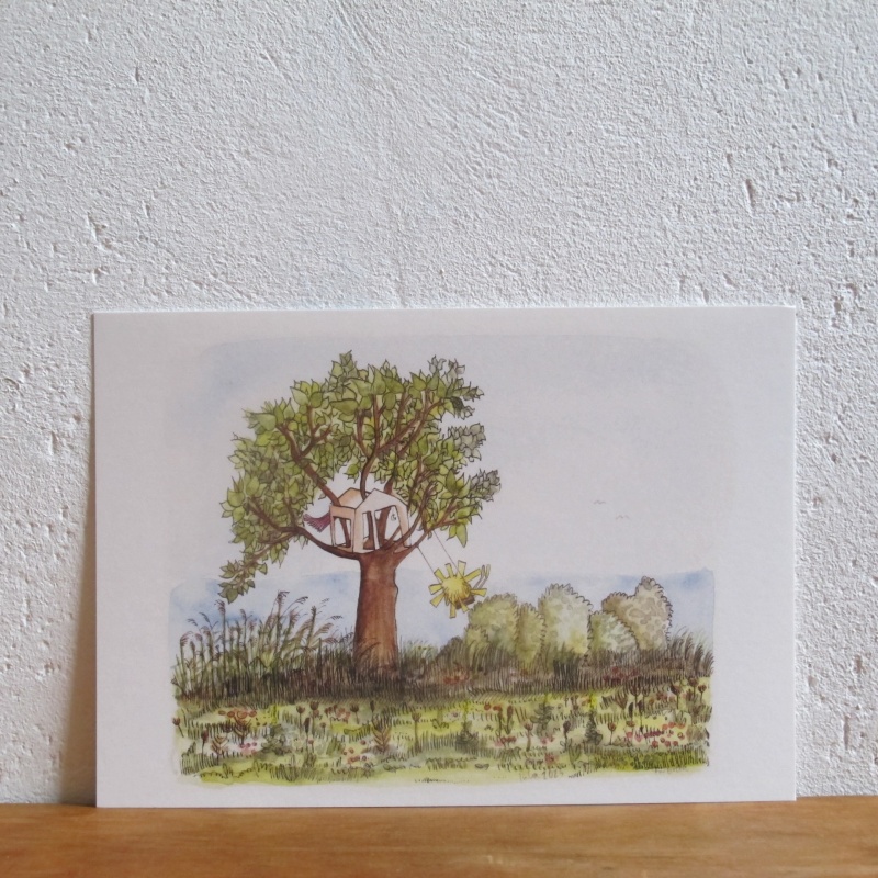 Baum mit Baumhaus