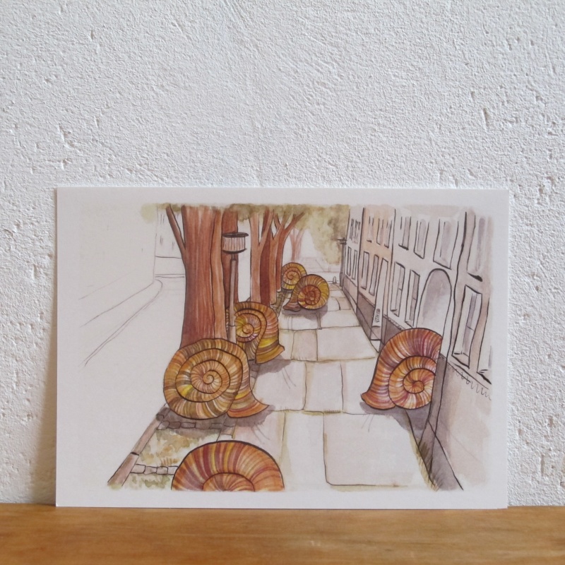 Straßenansicht Berlin Schnecken