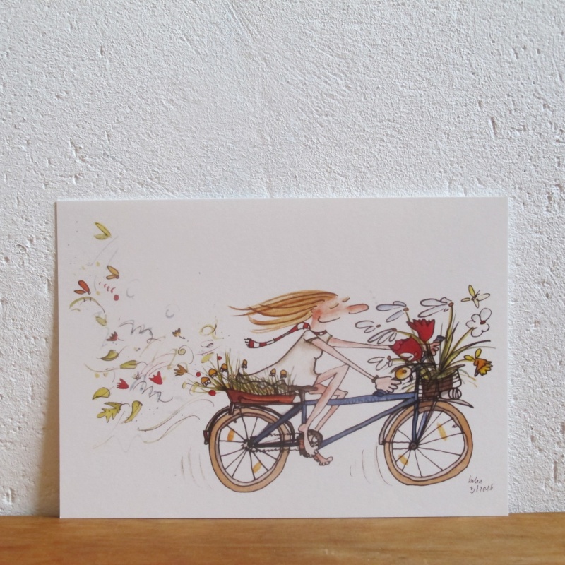Sommerliches Fahrradmotiv
